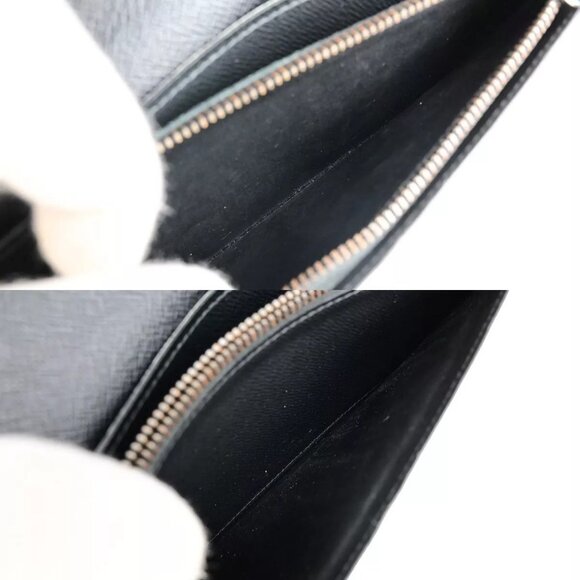 LOUIS VUITTON Portefeuille Brazza Long Wallet Monogram Eclipse BK - Picture 11 of 15